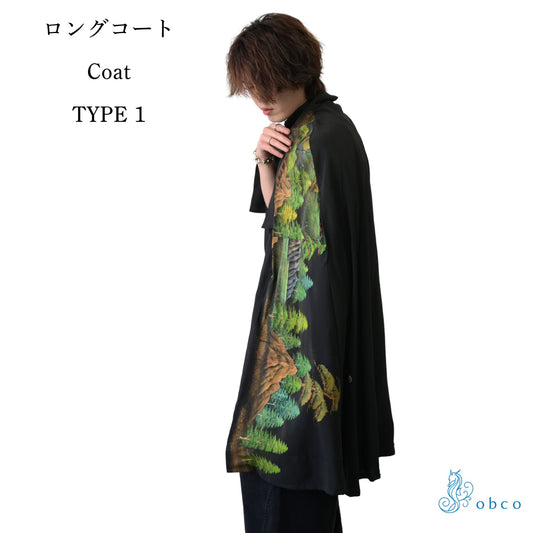 Kimono remake long coat